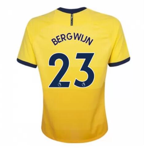 Tottenham Hotspur Football Kit Third Soccer Jersey BERGWIJN 23 2020/21